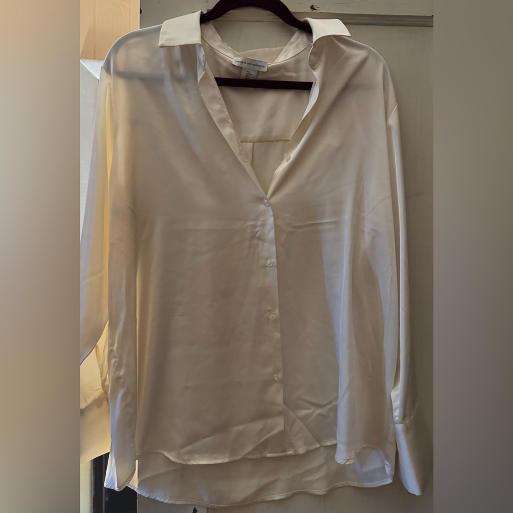 Cupcakes and Cashmere Satin Blouse